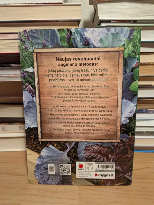 1 x 1 m² daržas mieste - Mel Bartholomew, knyga 3