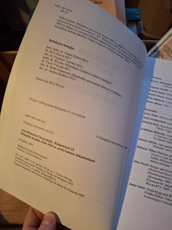 Klaipėdos kraštas archyviniuose 1920-1924 m. dokumentuose - Autorių Kolektyvas, knyga 3