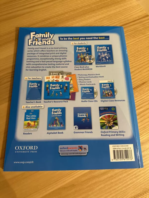 Family and Friends 1 Class Book - Naomi Simmons, knyga 3