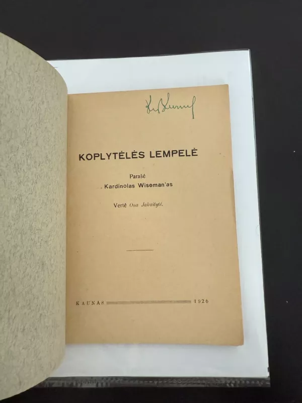 Koplytėlės lempelė - Kardinolas Wiseman’as, knyga 4