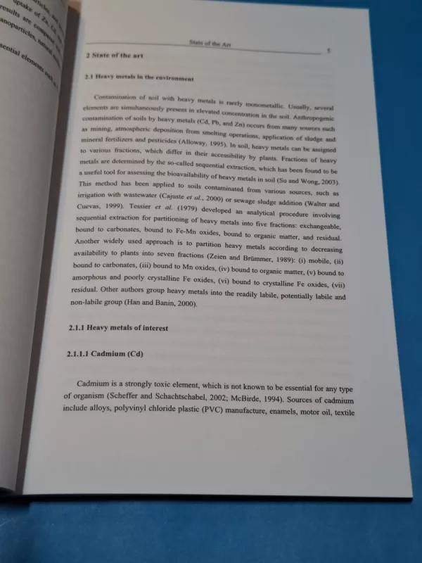 Immobilization of Heavy Metals in Soil by Amendment of Nanoparticulate Zeolitic Tuff - Autorių Kolektyvas, knyga 4