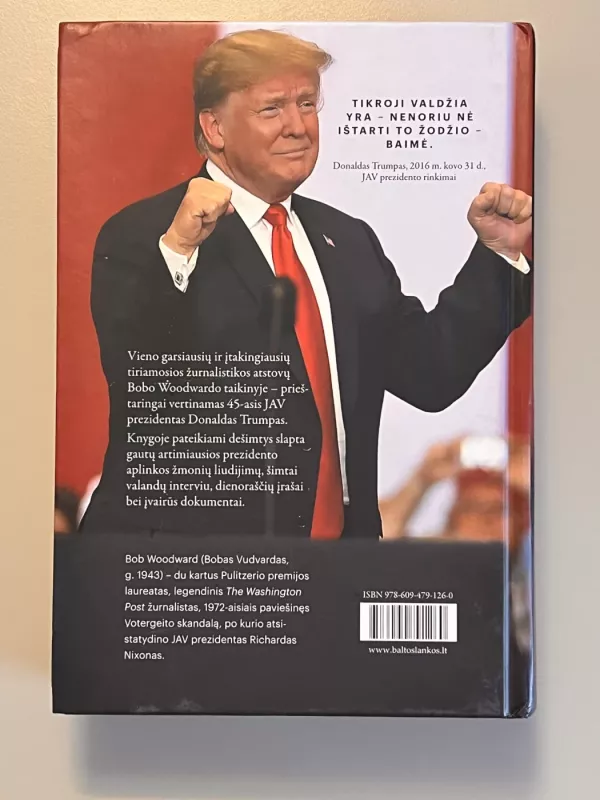 Baimė. Trumpas Baltuosiuose rūmuose - Bob Woodward, knyga 2