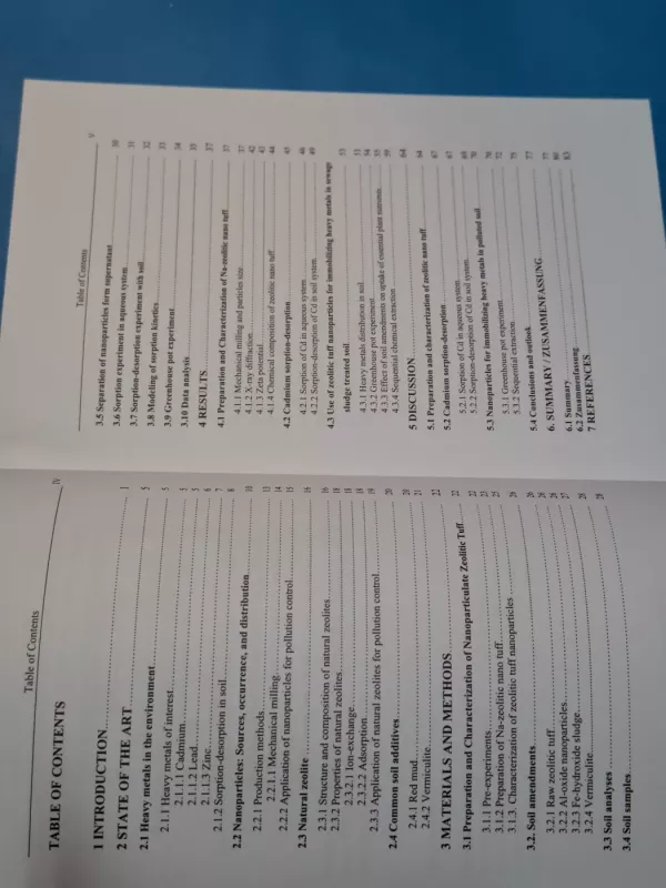 Immobilization of Heavy Metals in Soil by Amendment of Nanoparticulate Zeolitic Tuff - Autorių Kolektyvas, knyga 3