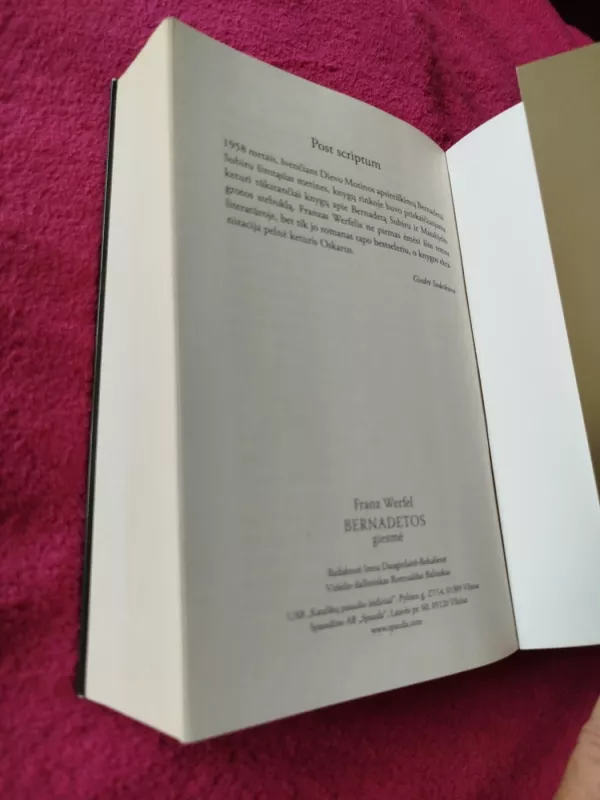 Bernadetos giesmė - Franz Werfel, knyga 5