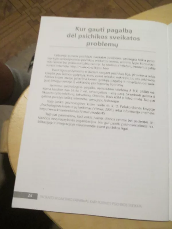 Paciento ir daktaro patarimai, kaip rūpintis psichikos sveikata - Saulius Pečiulis, knyga 4