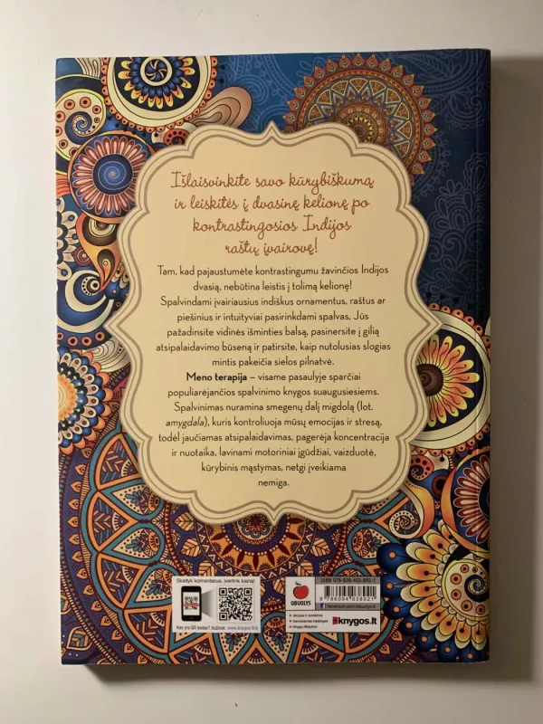 Indiški raštai. Sielą gydanti spalvų terapija - Autorių Kolektyvas, knyga 3