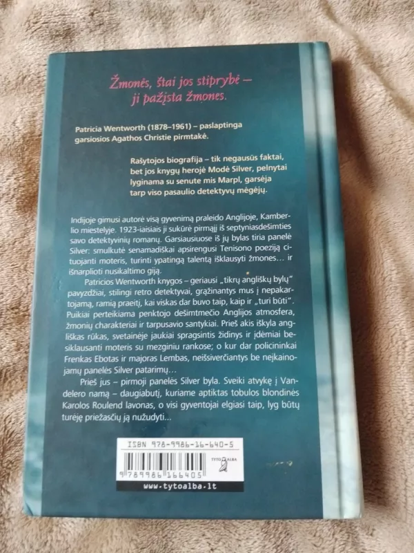 Panelė Silver perima tyrimą - Patricia Wentworth, knyga 3