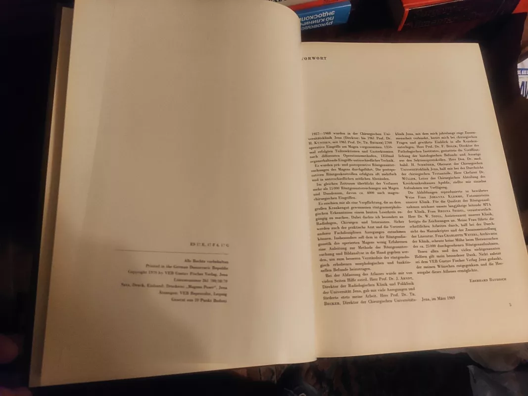 Atlas roentgenologischer Befunde am operierten Magen - Ebehard Baudisch, knyga 4