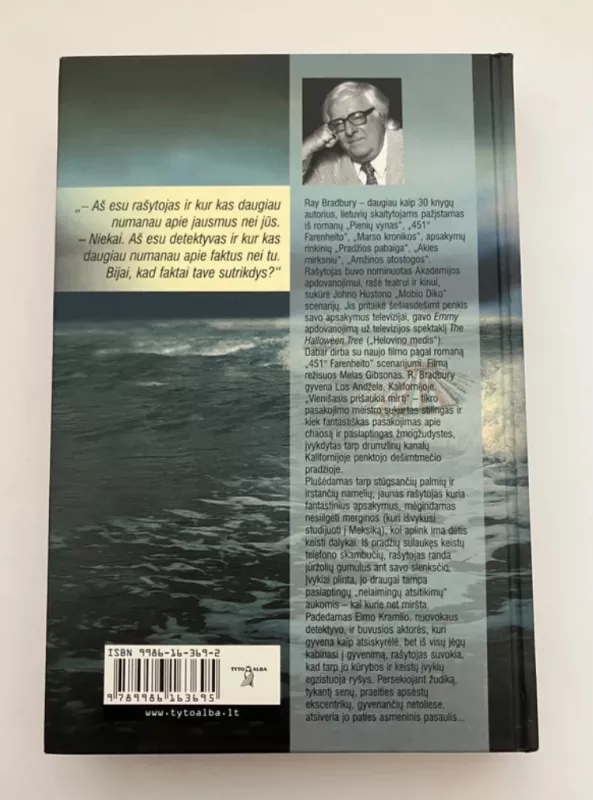 Vienišasis prišaukia mirtį - Ray Bradbury, knyga 3