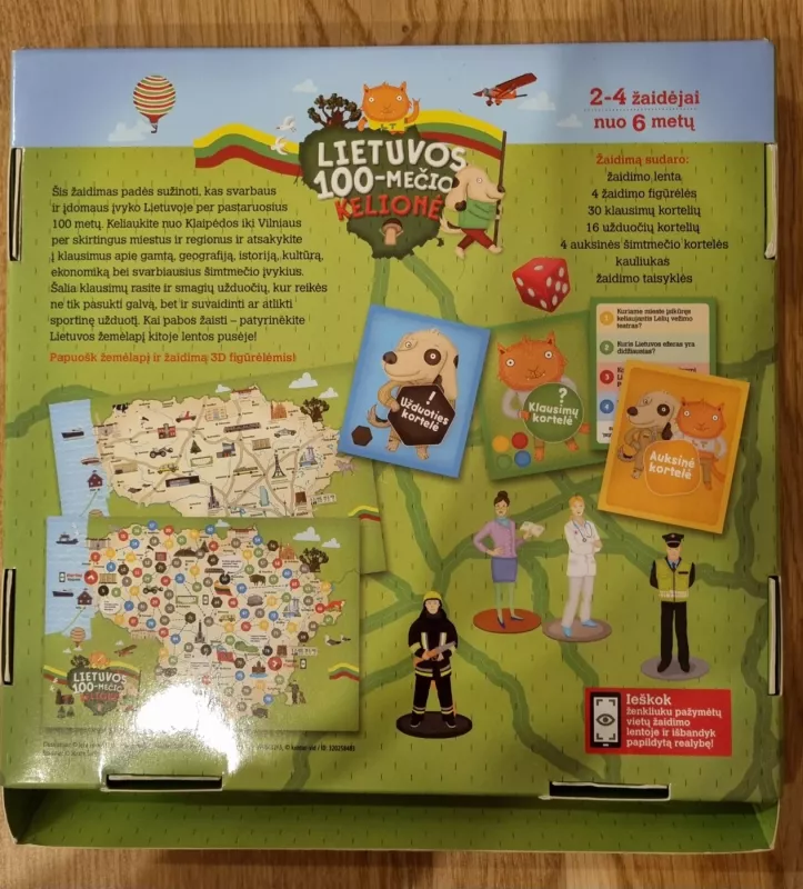 Lietuvos šimtmečio kelionė stalo žaidimas - , stalo žaidimas 4