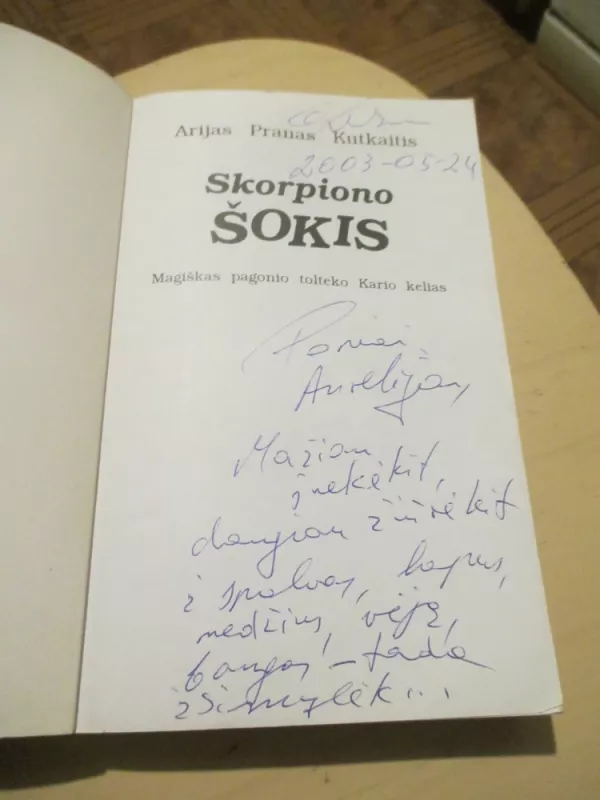 Skorpiono šokis - Pranas Kutkaitis, knyga 6