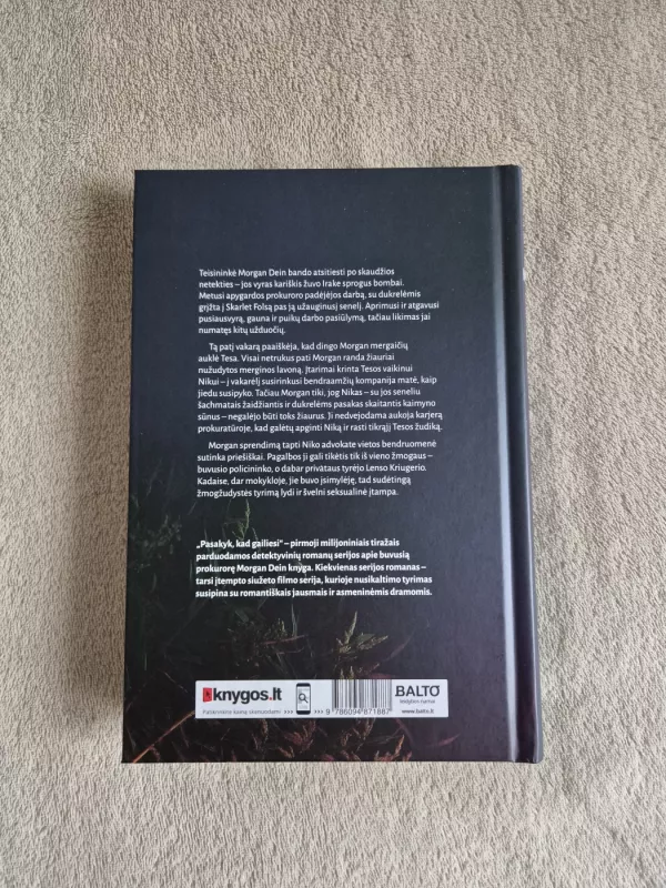 Pasakyk, kad gailiesi - Melinda Leigh, knyga 3