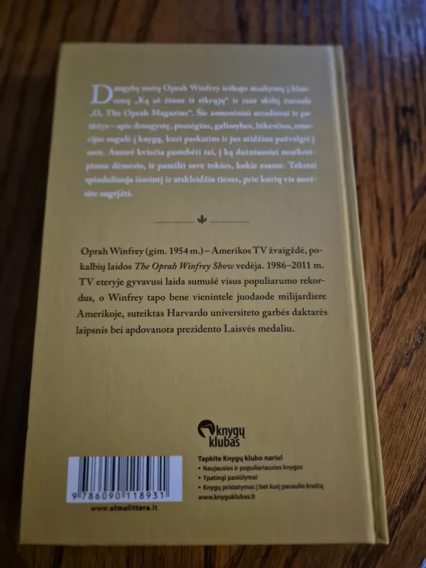 Mano gyvenimo atradimai - Oprah Winfrey, knyga 6