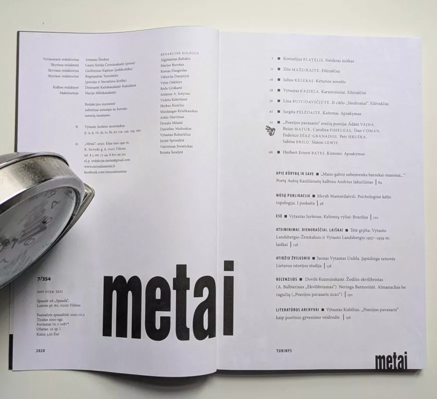 Metai, 2020 m. Nr. 7 - Daug autorių, knyga 3