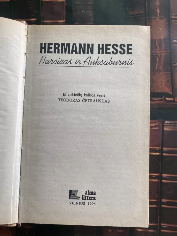 Narcizas ir Auksaburnis - Hermann Hesse, knyga 3
