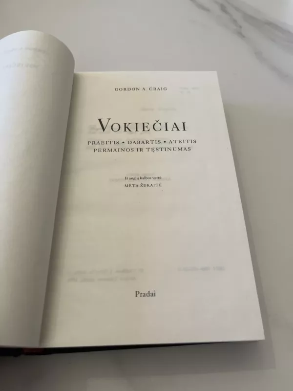 Vokiečiai - A. Gordon Craig, knyga 2