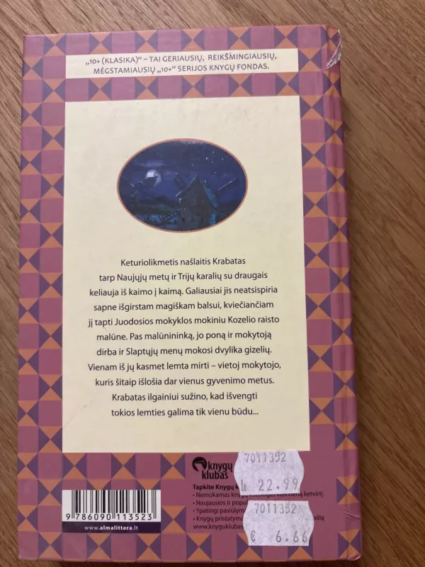 Krabatas, arba Treji metai užburtame malūne - Otfried Preussler, knyga 4