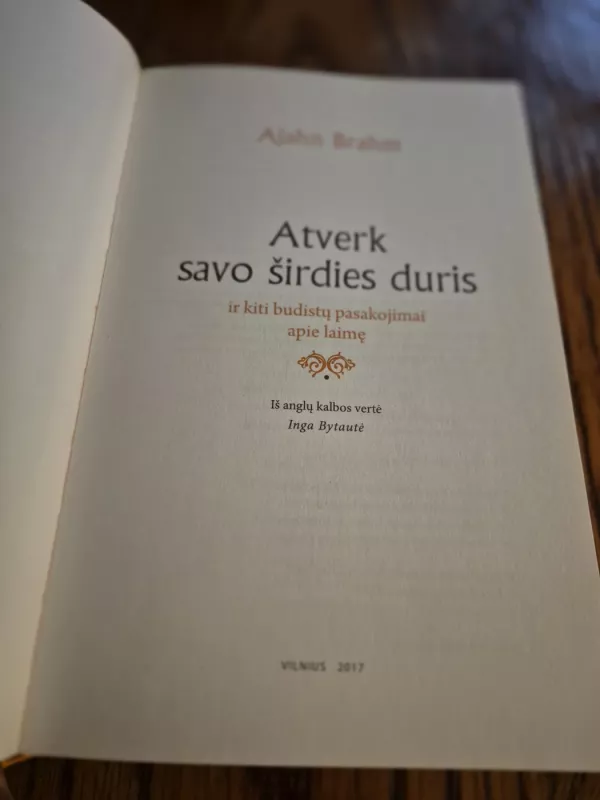 Atverk savo širdies duris - Brahm Ajahn, knyga 4