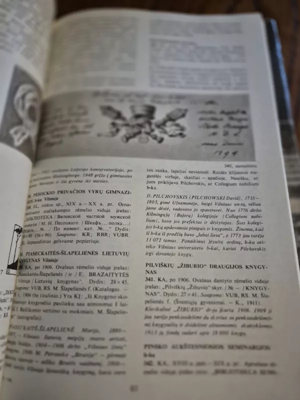 Lietuvos knygos ženklai 1518-1918 - Vincas Kisarauskas, knyga 6