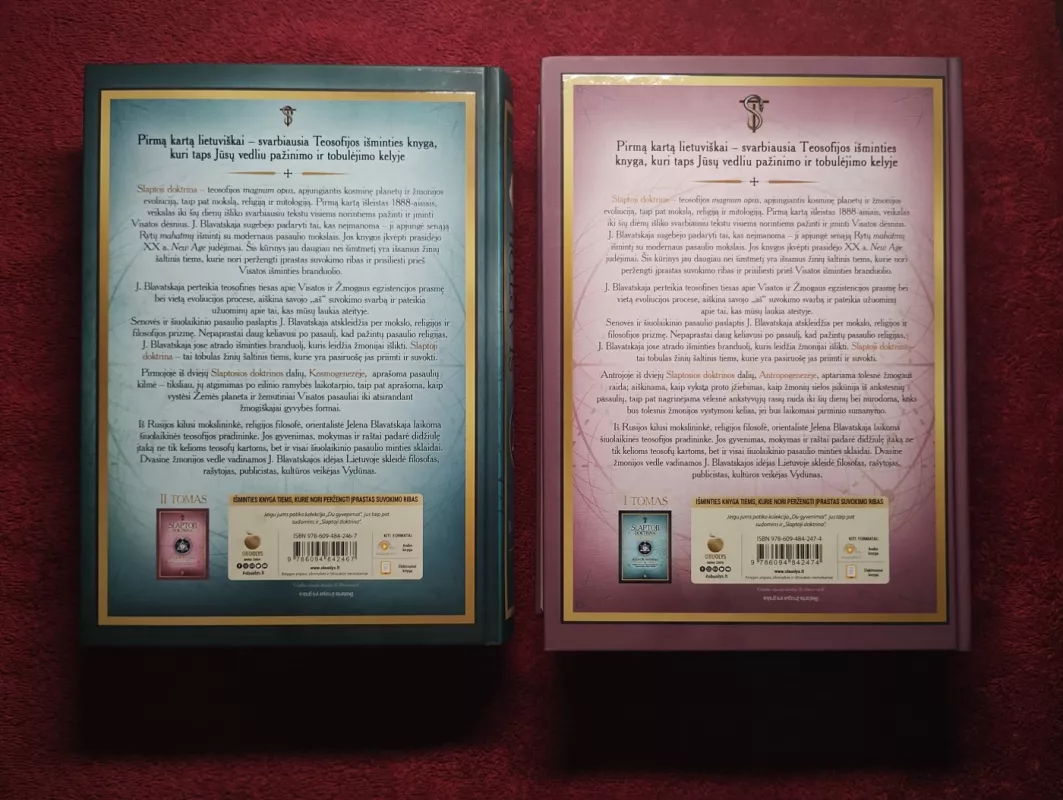 Slaptoji Doktrina. 1 ir 2 tomai (Kosmogenezė ir Antropogenezė) - Jelena P. Blavatskaja, knyga 3