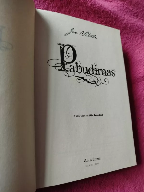 Pabudimas - Joe Vitale, knyga 3