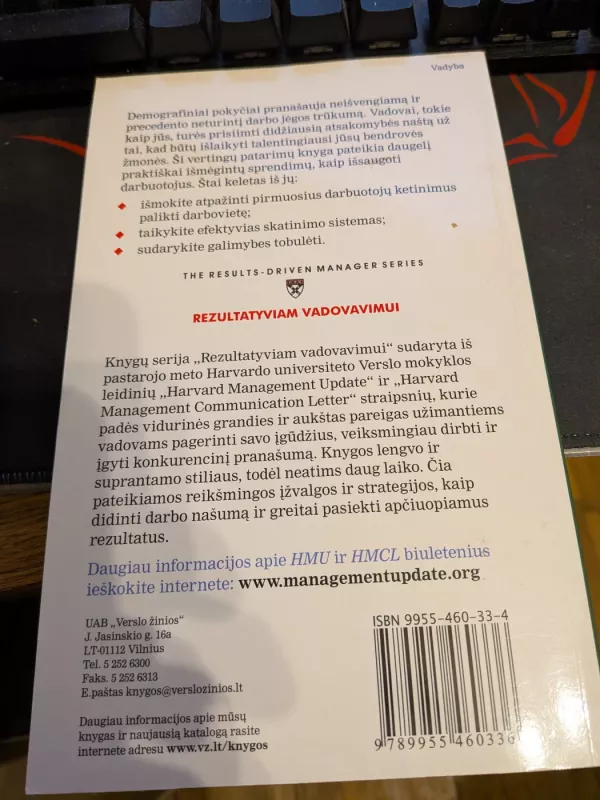 Kaip išsaugoti geriausius darbuotojus - Autorių grupė, knyga 3