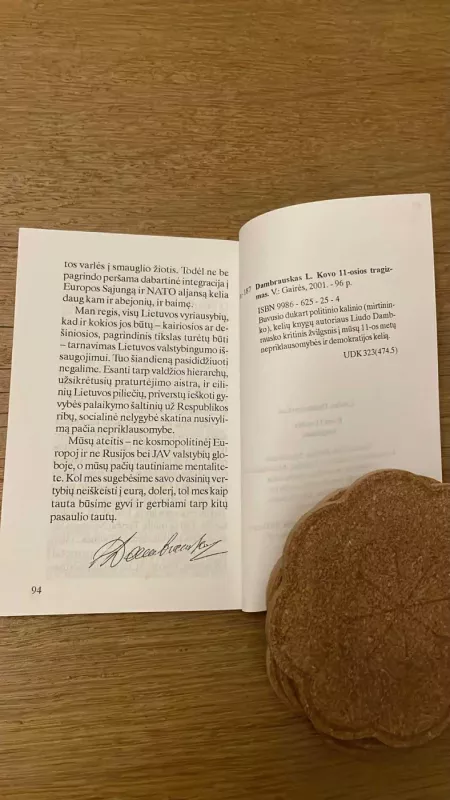 Kovo 11-osios tragizmas - Liudas Dambrauskas, knyga 4