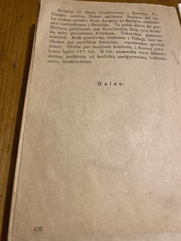 Lietuviai Brazilijoje - Juozas Daugėla, knyga 4