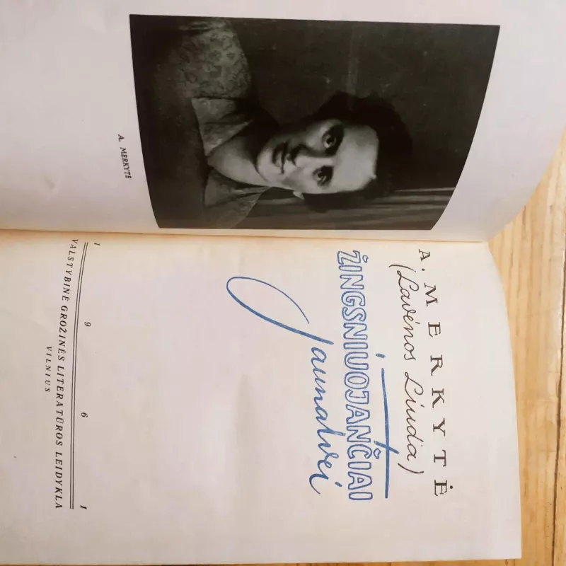 žingsniuojančiai jaunatvei - A.Merkytė (Lavėnos Liuda), knyga 2