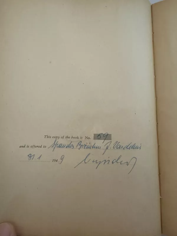 Vilnius the capital of Lithuania - Tadas. J. Vizgirda, knyga 4