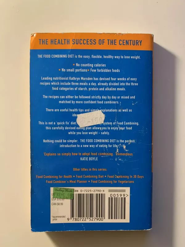 The Food Combining Diet: Lose Weight the Hay Way - Kathryn Marsden, knyga 2