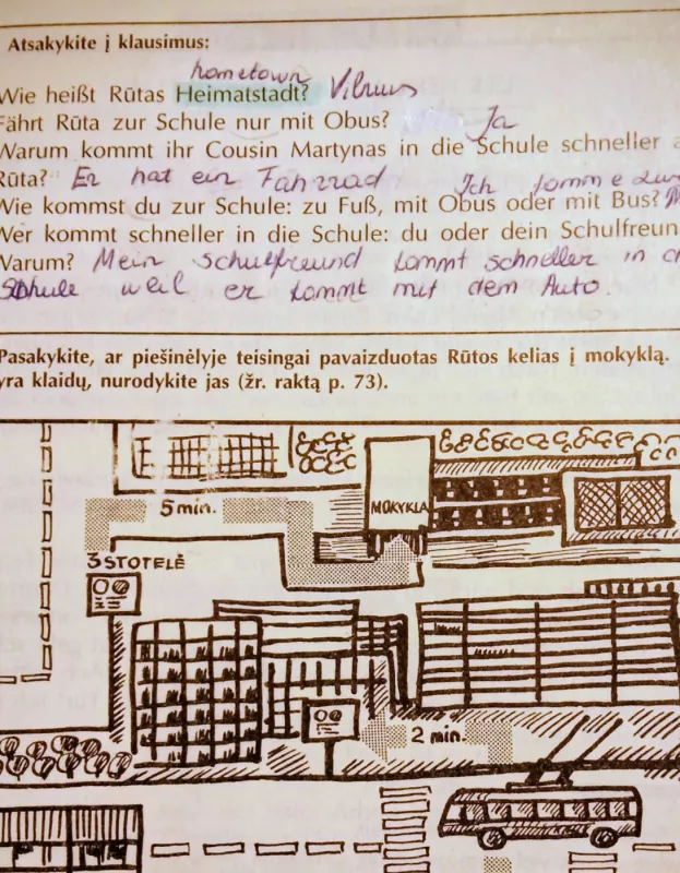 Vokiečių kalbos skaitiniai: antrieji mokymo metai - Vytautas Januškevičius, knyga 4