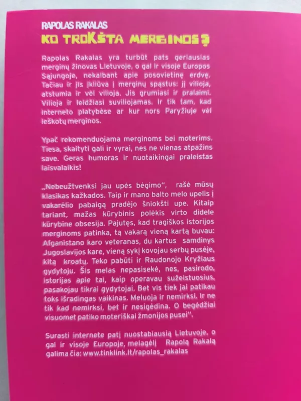 Ko trokšta merginos? - Rapolas Rakalas, knyga 2