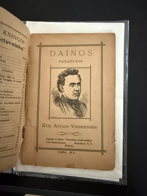 Antano Vienožinskio parašytos dainos - Antanas Vienožinskis, knyga 3