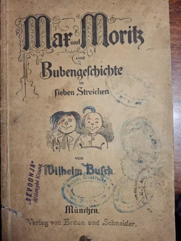 Max und Moritz - Wilhelm Busch, knyga 4