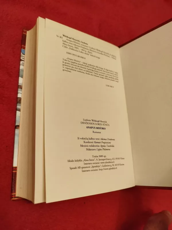 Anapus misurio - L.V.Henrich, knyga 4