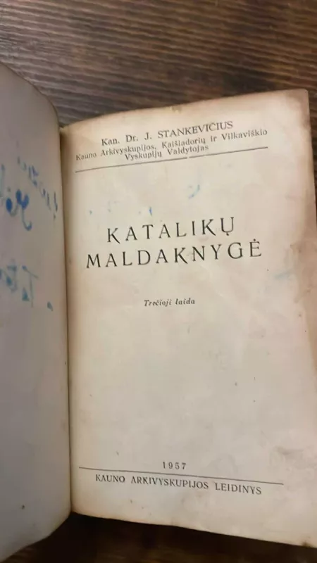 Katalikų maldaknygė - Kun. J. Stankevičius, knyga 2