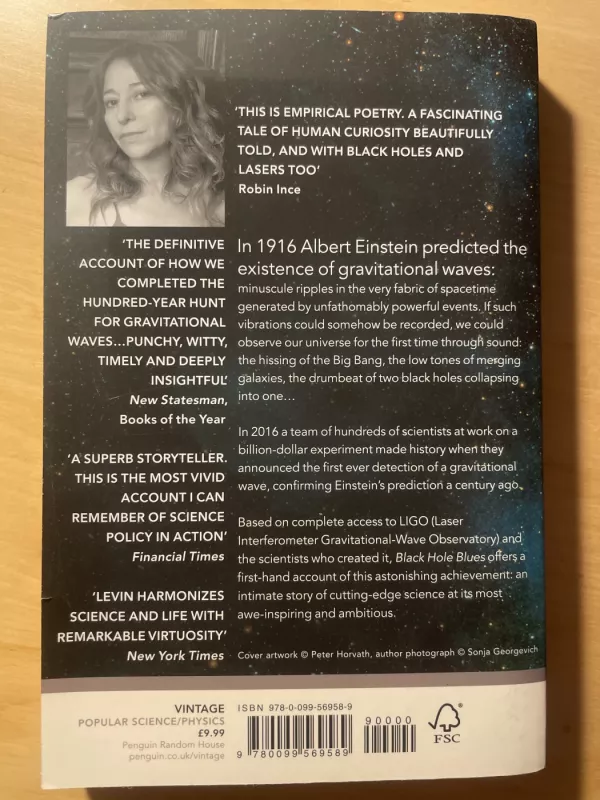 Black Hole Blues - Janna Levin, knyga 3