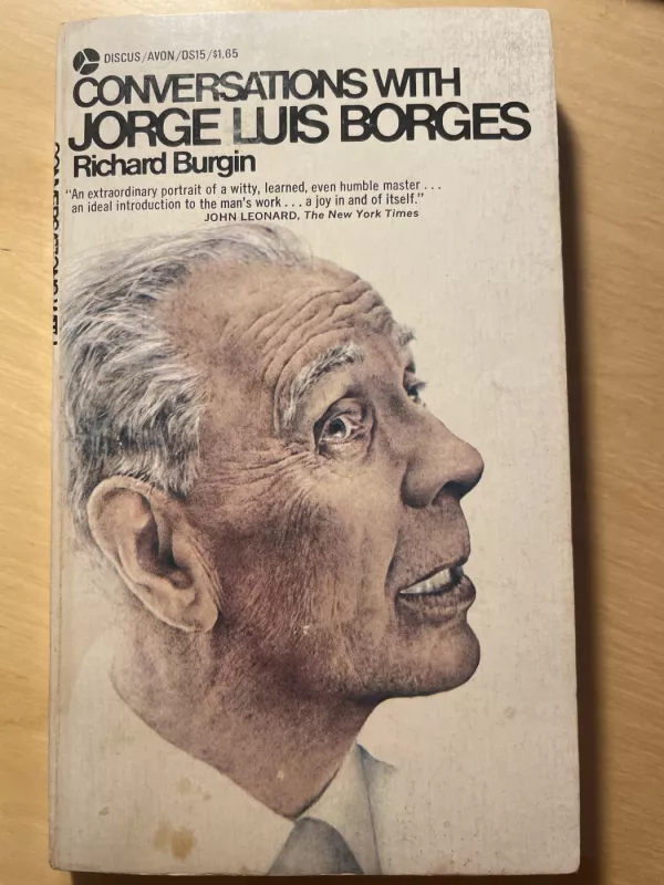 Conversations With Jorge Luis Borges - Richard Burgin, knyga 2