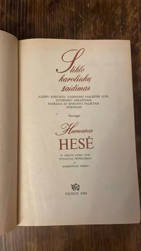Stiklo karoliukų žaidimas - Hermann Hesse, knyga 3