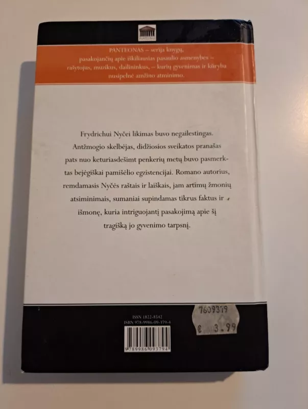 Paskutinis Nyčės sapnas - Joachim Kohler, knyga 3