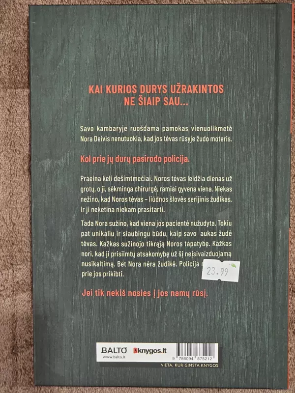 Užrakintos durys - Freida McFadden, knyga 3