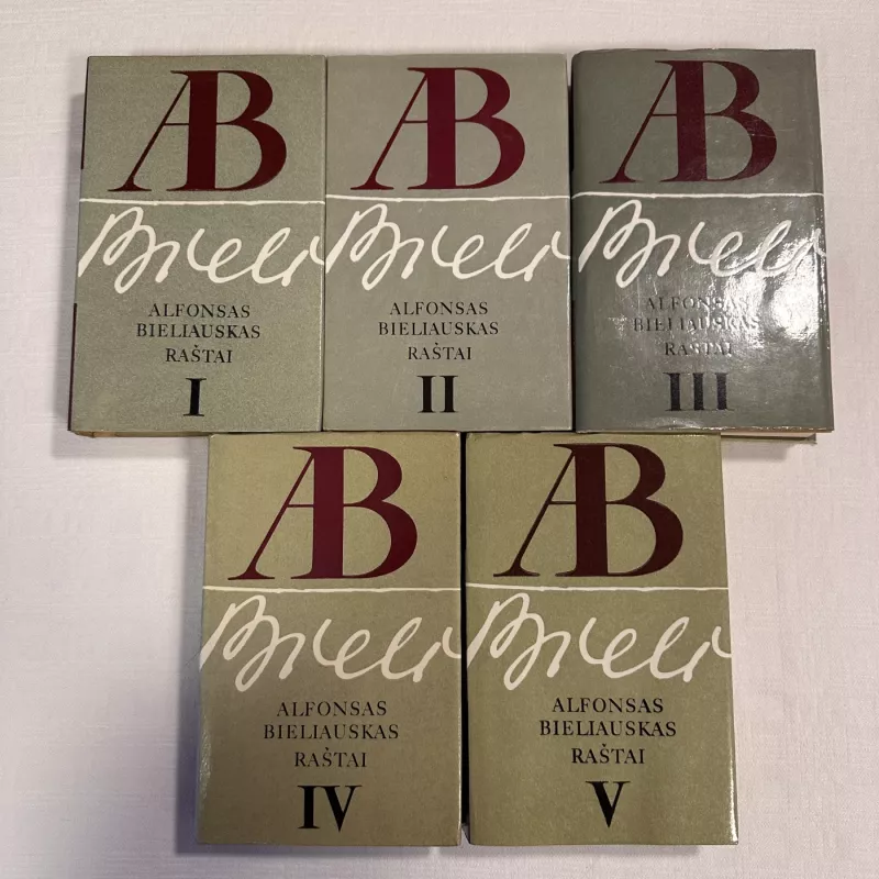 Raštai (5 tomai) - Alfonsas Bieliauskas, knyga 2
