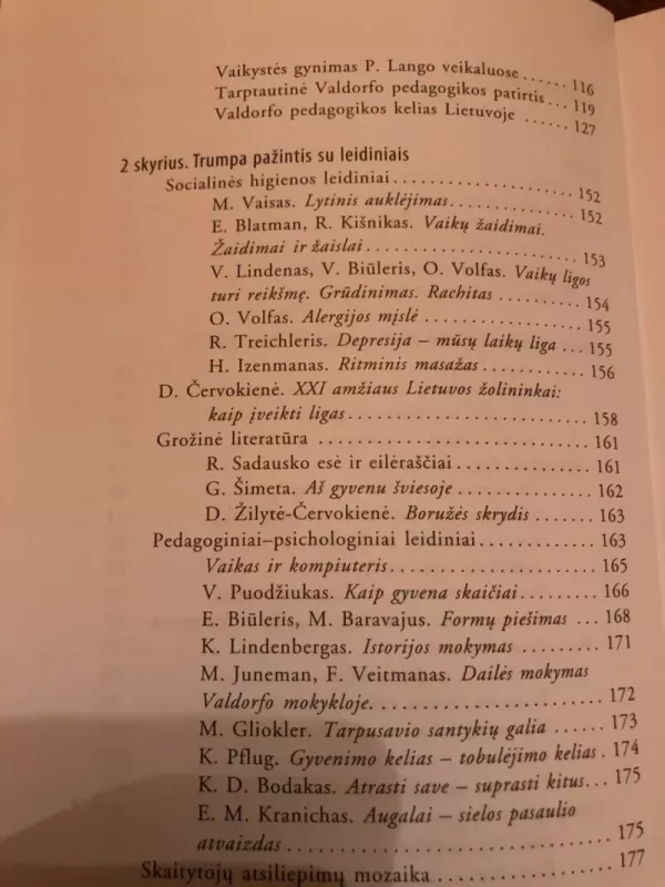 Valdorfo pedagogikos leidiniai. Monografija - Danutė Ona Žilienė , knyga 5