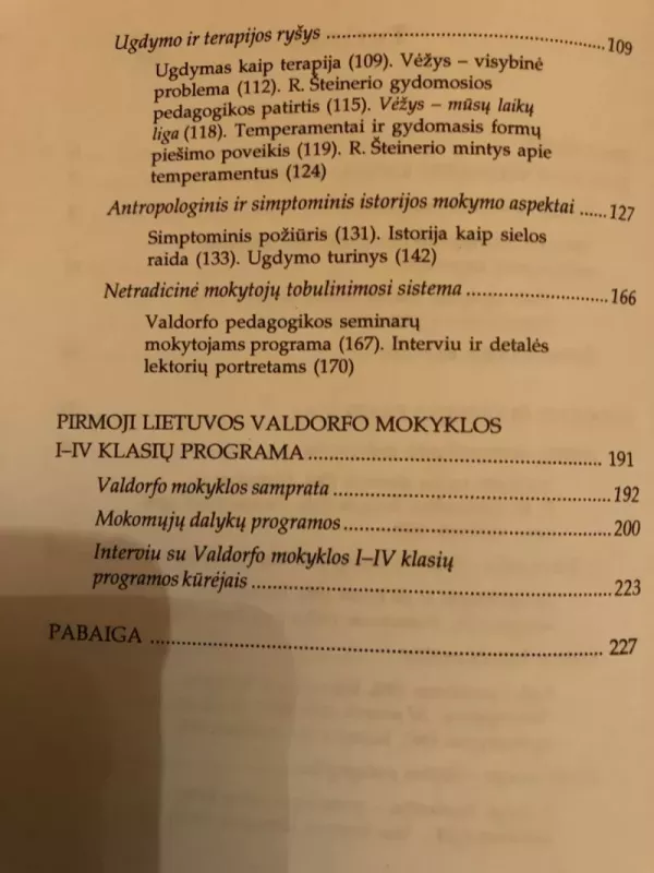 Šteinerio pedagogika ir jos pasekėjai - Danutė Ona Žilienė , knyga 4