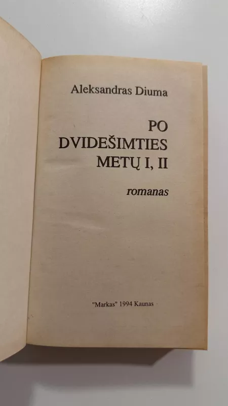 Po dvidešimties metų  - Aleksandras Diuma, knyga 3