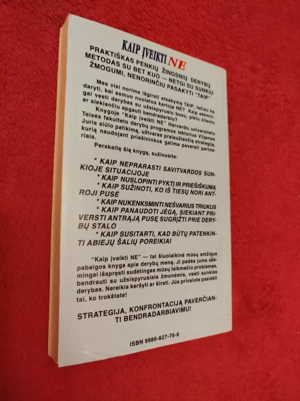 Kaip įveikti ne - Viljamas Juris, knyga 4