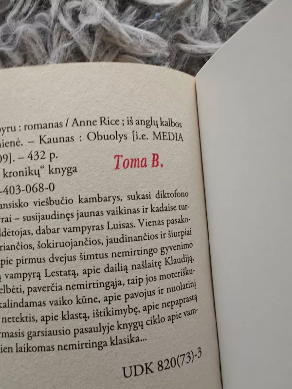 Interviu su vampyru - Anne Rice, knyga 4