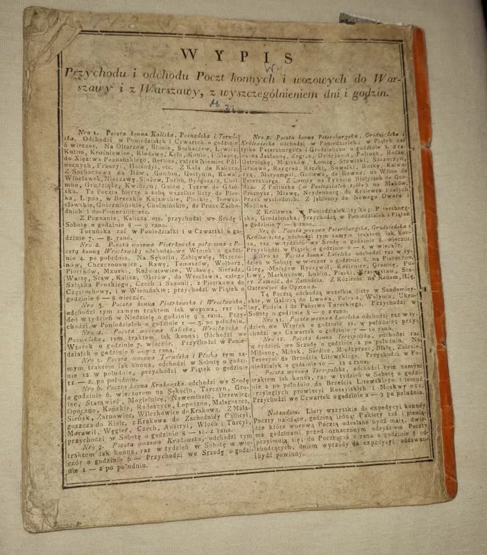 KALENDARZ POLSKI, RUSKI, aSTRONOMICZNY i GOSPODANSKI NA ROK PANSKI 1827. - ---, ---, knyga 3