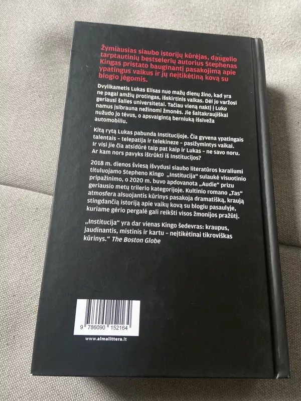 Institucija - Stephen King, knyga 2